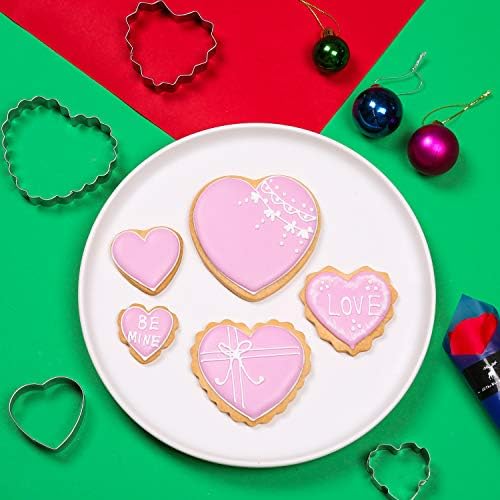 KAISHANE Heart Cookie Cutter Set