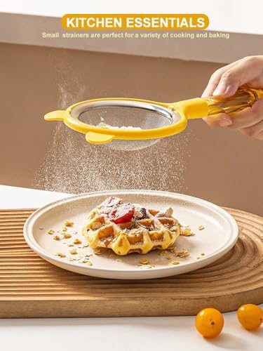Stainless Steel Fine Mesh Sifter w spatula