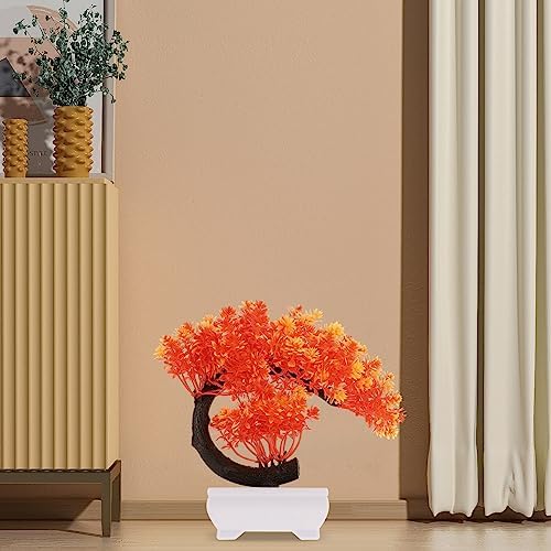 HOMSFOU Fake Potted Plant