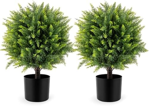 Set of 2 Realistic-Artificial Topiary Balls