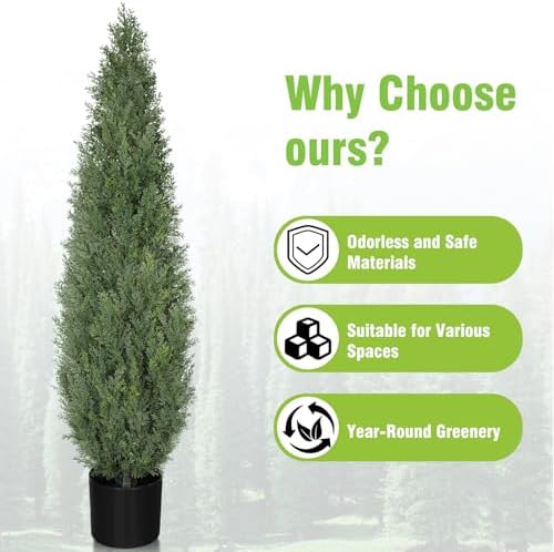Elevate Your Space with Realistic Cedar Topiary