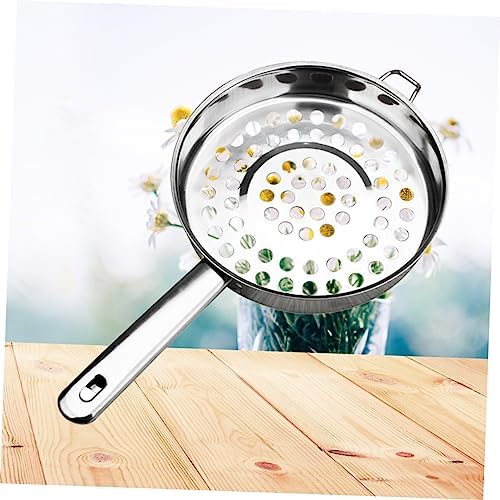 Stainless Steel Colander Spoon with Handle for Cooking