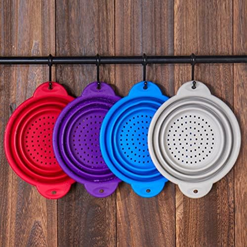 Hisocute Folding Colander Drain Basket Set