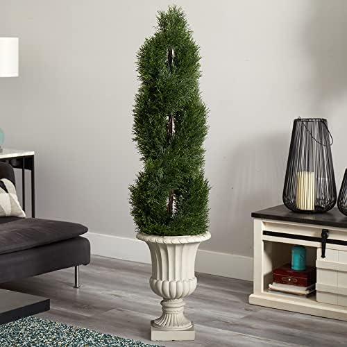 Double Spiral Pond Cypress Topiary
