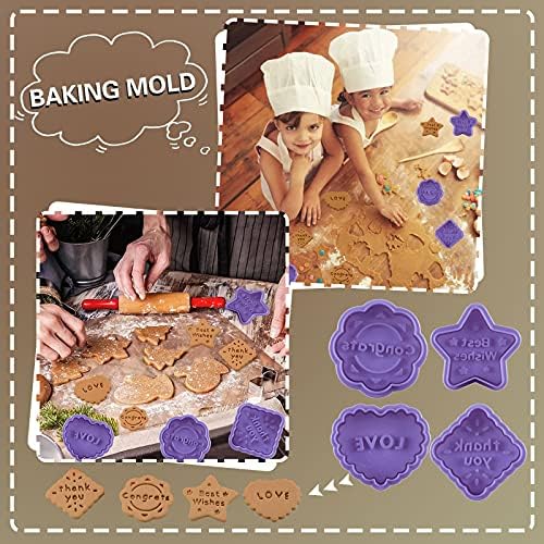 Cakina 4PC Handheld Premium Cookies Cutters Set