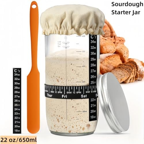 VnkloMes Bread Proofing Basket Set 20 Components for Professional and Home Bakers