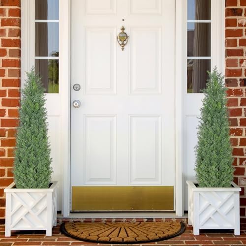 Artificial Cedar Topiary Set of 2