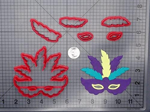 Mardi Gras - Masquerade Mask Cookie Cutter Set