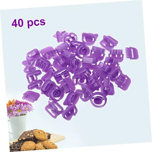 Versatile 40pcs Alphabet Number Cookie Cutters for Baking Crafting
