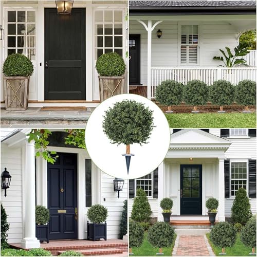Realistic Boxwood Shrubs 27 - 2 Pack
