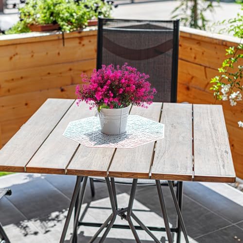 Stunning Fake Boxwood Fuchsia 10-Piece UV-Resistant Decor