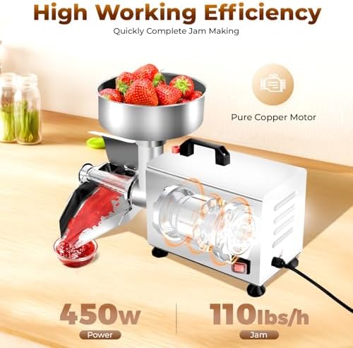 Premium Electric Tomato Strainer with High Capacity