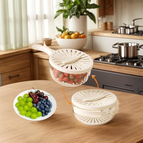 Collapsible Handle for Fruit Washing and Veggie Cleaning