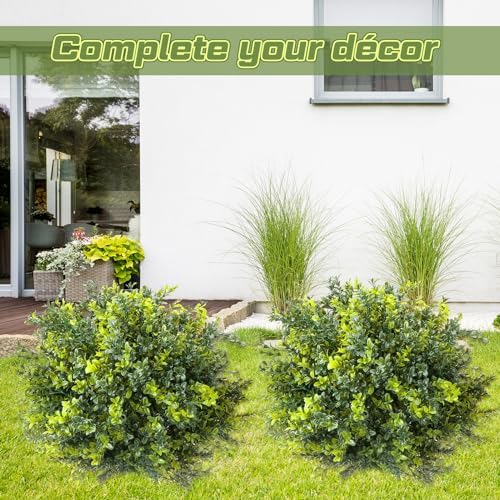 Transform Your Space with 2 Pack Faux Boxwood CroBlissful