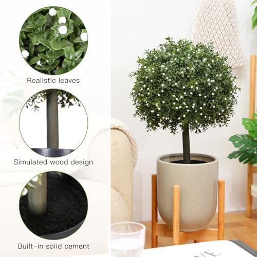 Veryhome Boxwood Topiary Set