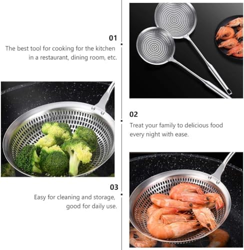 MIFANI Slotted Ladle with Colander Strainer