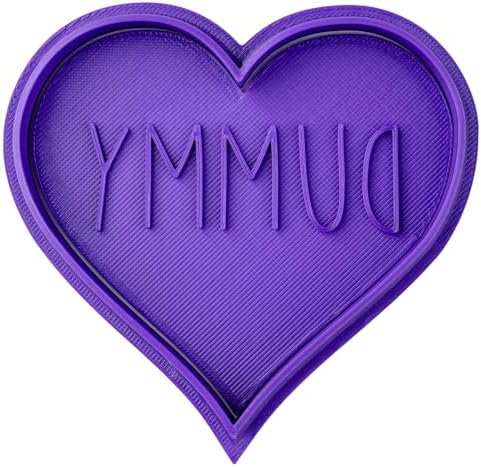 Marshmallow Bliss Heart Dummy Funny Cookie Cutter