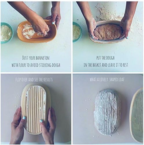 Artisan-Delight 7-Inch Rattan Banneton Basket for Baking