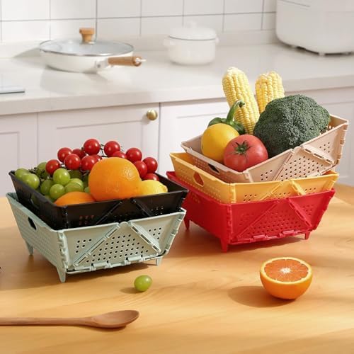 Collapsible Kitchen Strainer Basket