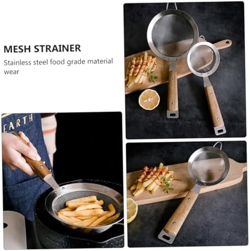 Premium Stainless Steel Colander with Fine Mesh Design for Kitchen Use