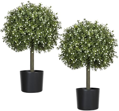 Veryhome Boxwood Topiary Set
