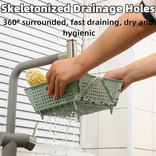 Space-Saving Collapsible Strainer for Kitchen
