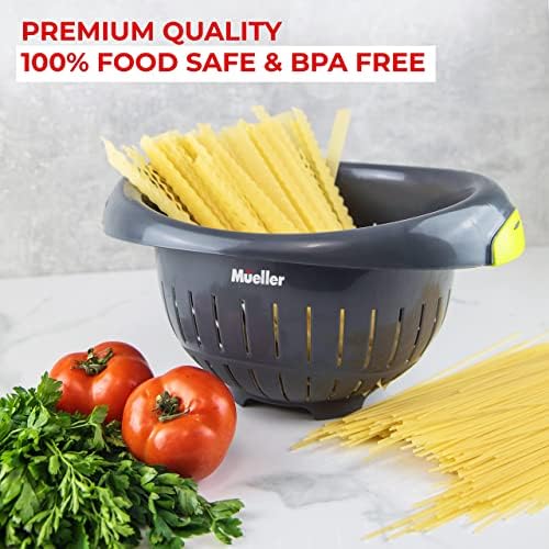 Premium Colander for Pasta Fruits Vegetables