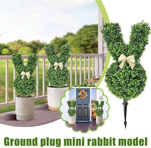 2 Swinging Bunnies 355in for Home Outdoor