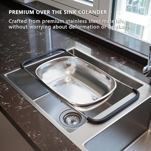REDANT Expandable Colander Effortlessly Strains Wet Ingredients
