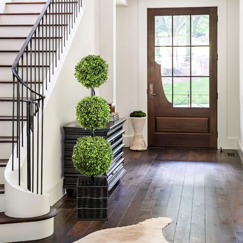 Boxwood Ball Topiaries 36 Set of 2 for Home Office