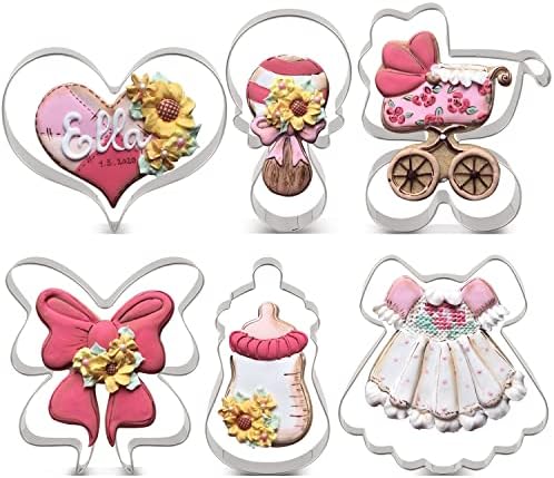LILIAO Baby Shower Cookie Cutter Set