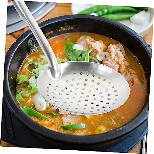 Hoement Colander Spoon with Comfort Grip and Non-Slip Design