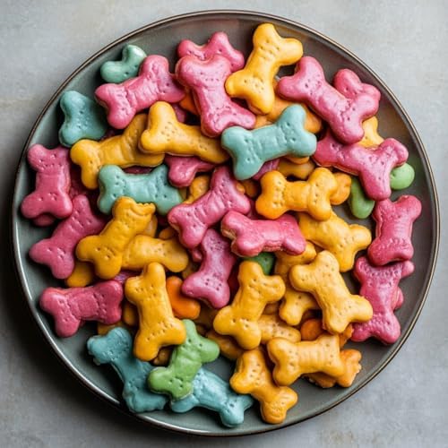 Stainless Steel Dog Bone Cookie Cutter with 25 Cavities