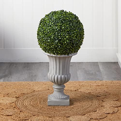 Stately Boxwood Topiary with urn IndoorOutdoor