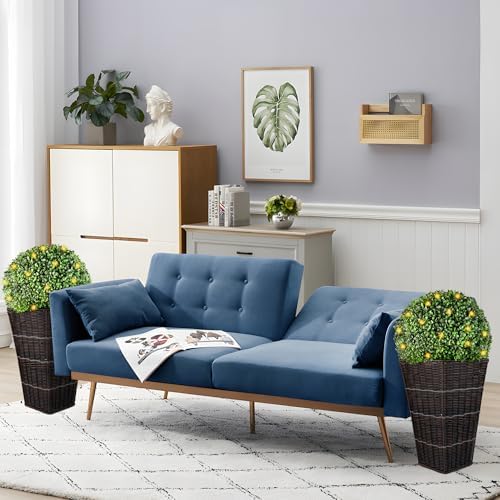 SEVENLOVE Artificial Boxwood Topiary Ball with Lights