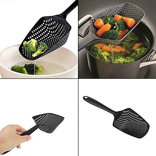 LDSS 1Pcs Scoop Colander Kitchen Helper for Pasta Vegetables Fried Food