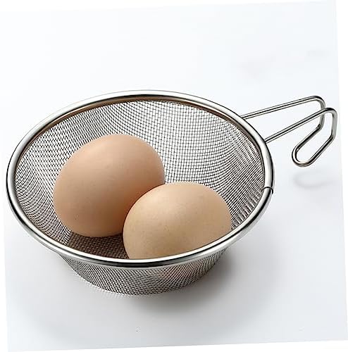FELTECHELECTR Stainless Steel Collapsible Colander Sieve Net 1-Piece