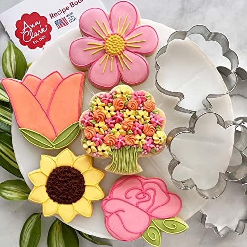 Beautiful Spring Summer Flower Cookie Cutters Set by Ann Clark