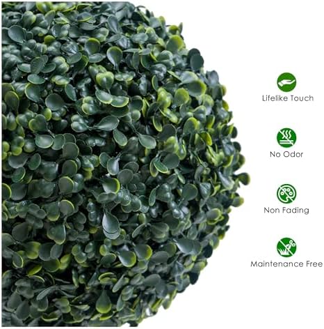 Topiary Trees Artificial Outdoor Set of 2 24