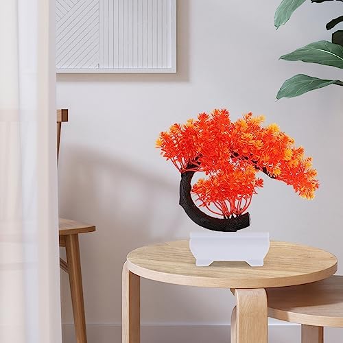 HOMSFOU Fake Potted Plant