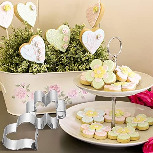 Sturdy Hippie Cookie Cutters Set with 12 Unique Designs