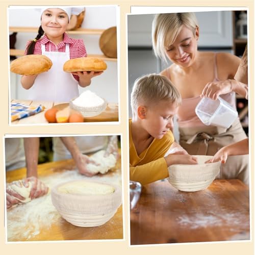 Perfect Your Bread with EupHHonycs 5-Inch Banneton Proofing Basket Set