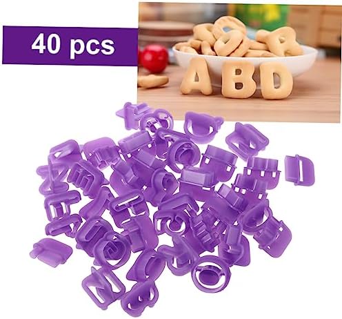 MagicLulu Biscuit Mould Set with 80 Bakery Letters