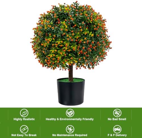 Safeplus 22in Boxwood Topiary Tree