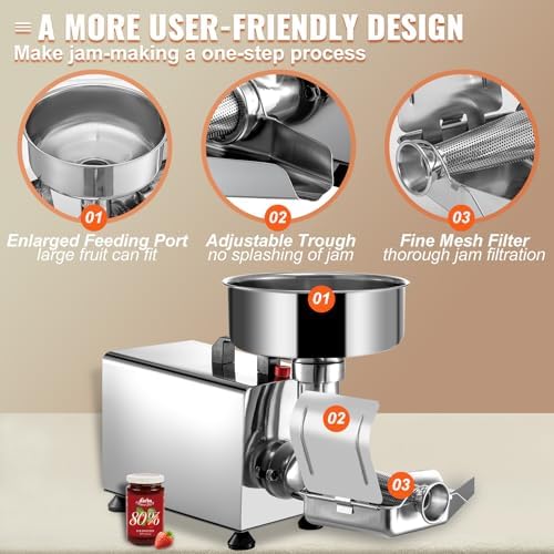 High-Quality 110V Electric Tomato Strainer