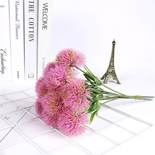 CATTREE Artificial Dandelion Flower Plant 10_PACK