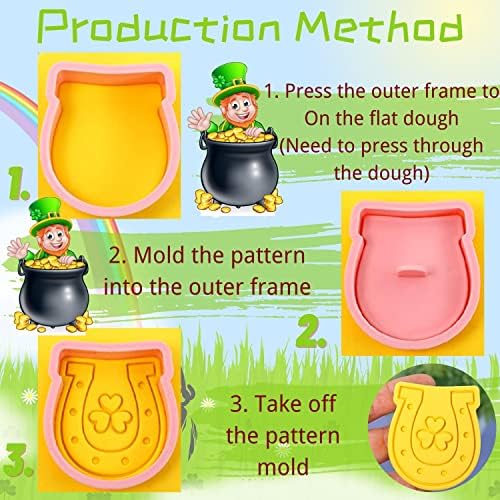 Crethinkaty St Patricks Day Cookie Cutters - 8 Piece Set