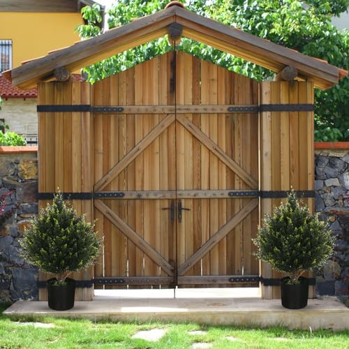 Natural-Looking 19 Artificial Cedar Tree Potted Topiary