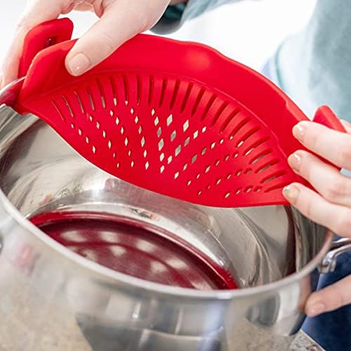 Arlig Clip On Silicone Food Strainer Universal Fit