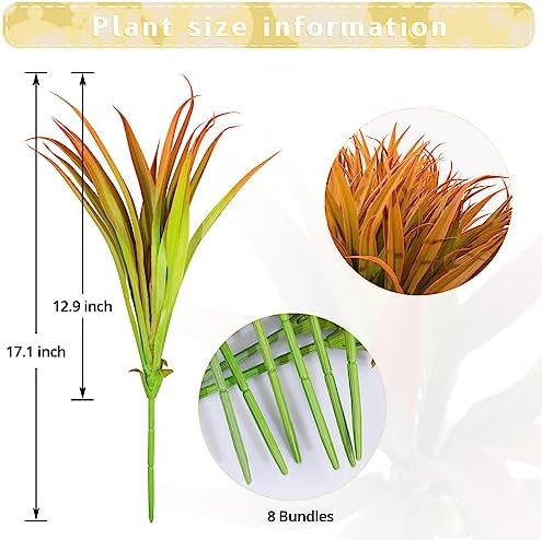 Fall foliage fake plants for home garden